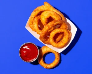 Onion rings at Holiday World & Splashin' Safari in Santa Claus, Indiana.