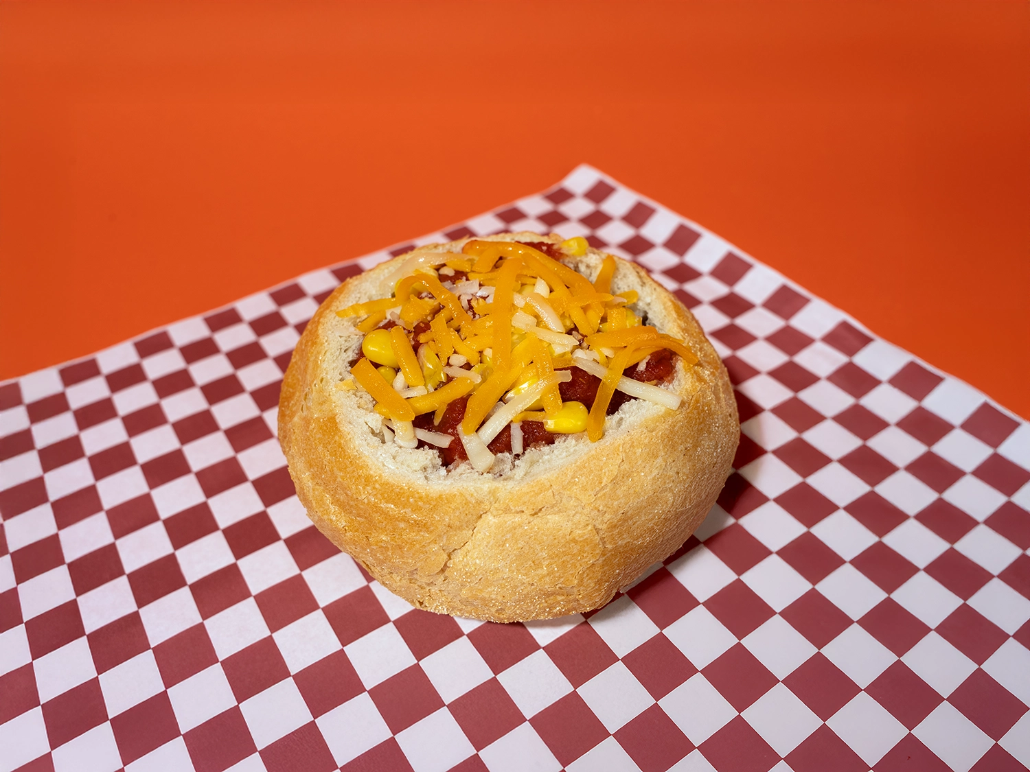 Chicken Enchilada Soup served in a Bread Bowl available during Happy Halloween Weekends at Holiday World.