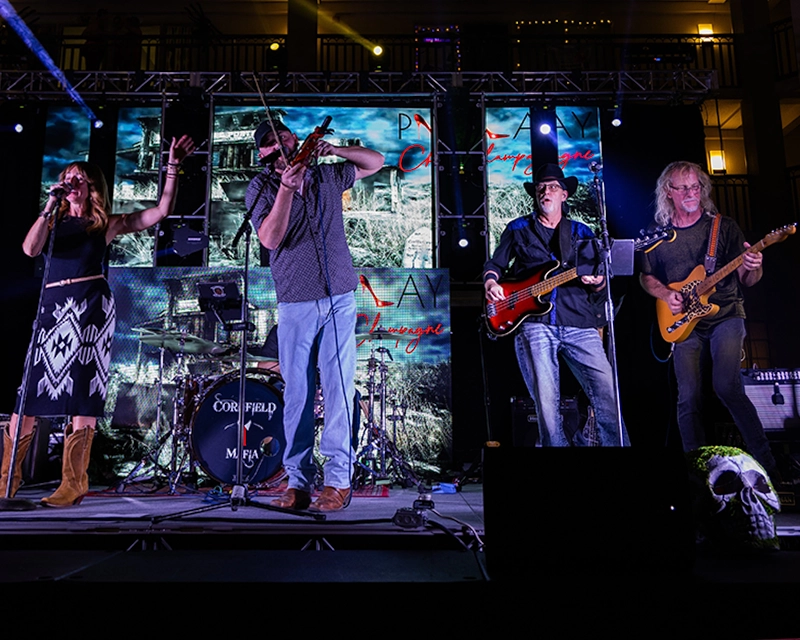 Cornfield Mafia performing at Friday Night Live!