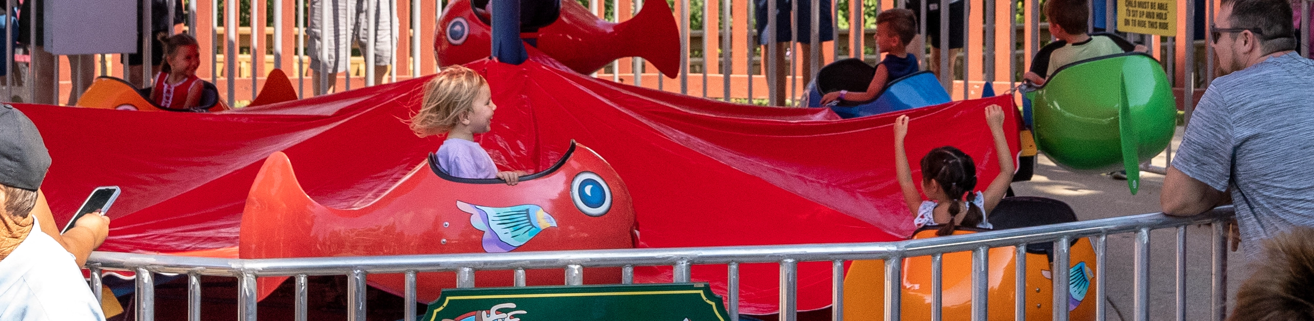 Dancer's Fish at Holiday World & Splashin' Safari in Santa Claus, Indiana.