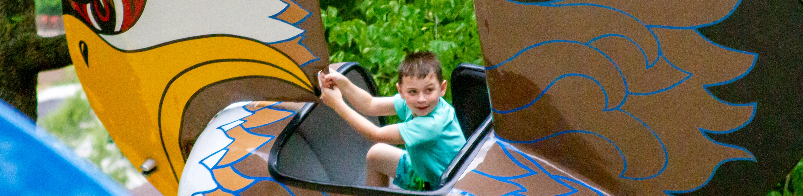 Eagles Flight at Holiday World & Splashin' Safari in Santa Claus, Indiana.