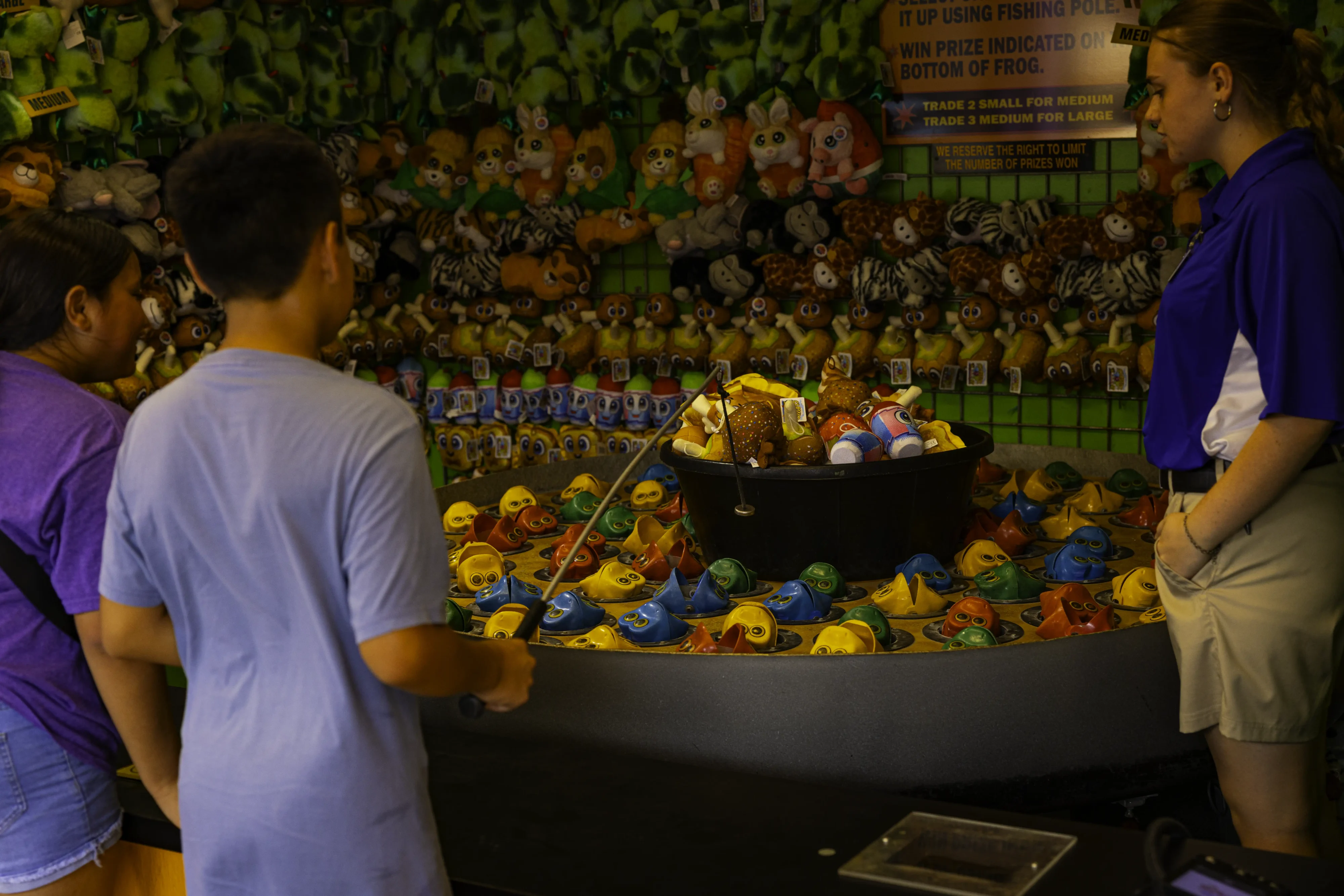 The Fried Frogs, Fishing Game, at Holiday World