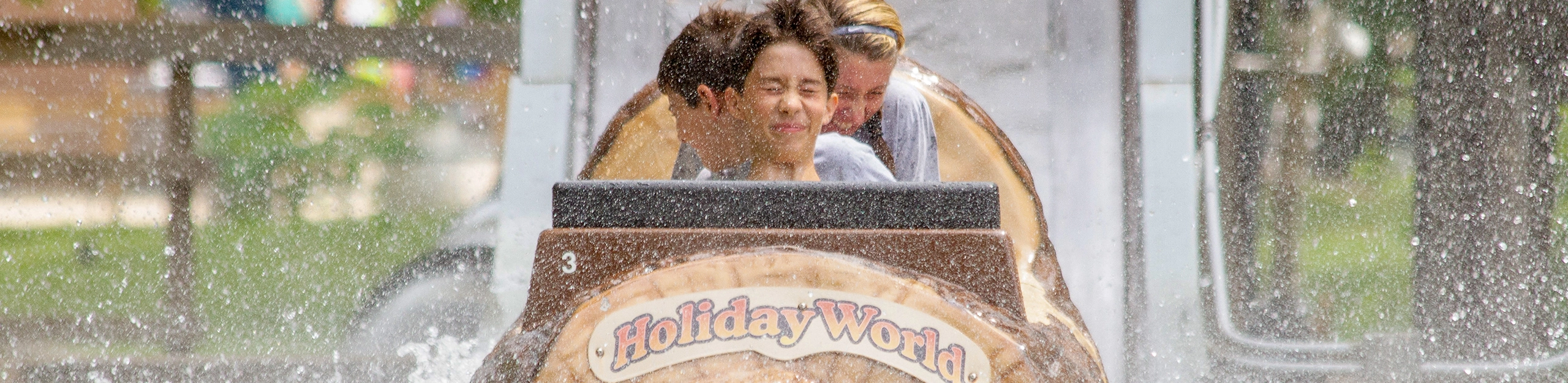 Frightful Falls at Holiday World & Splashin' Safari in Santa Claus, Indiana.