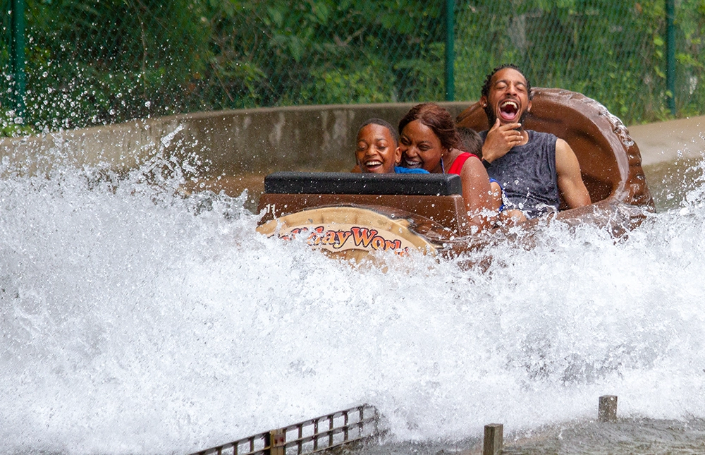 Frightful Falls at Holiday World & Splashin' Safari in Santa Claus, Indiana.