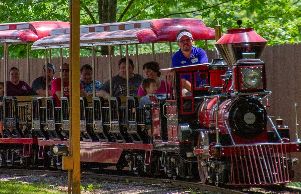 Holidog Express at Holiday World & Splashin' Safari in Santa Claus, Indiana.