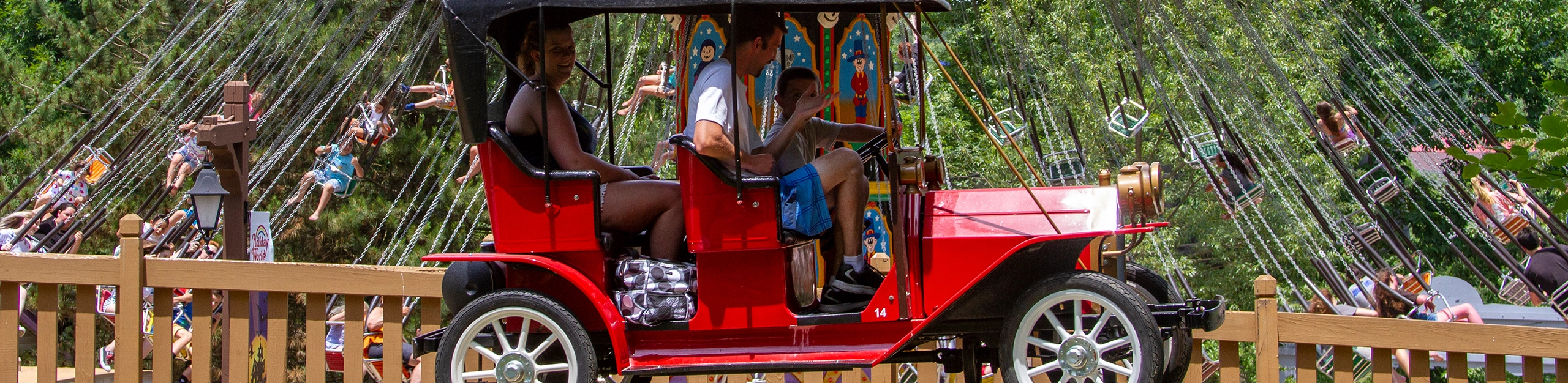 Lewis & Clark Trail at Holiday World & Splashin' Safari in Santa Claus, Indiana.