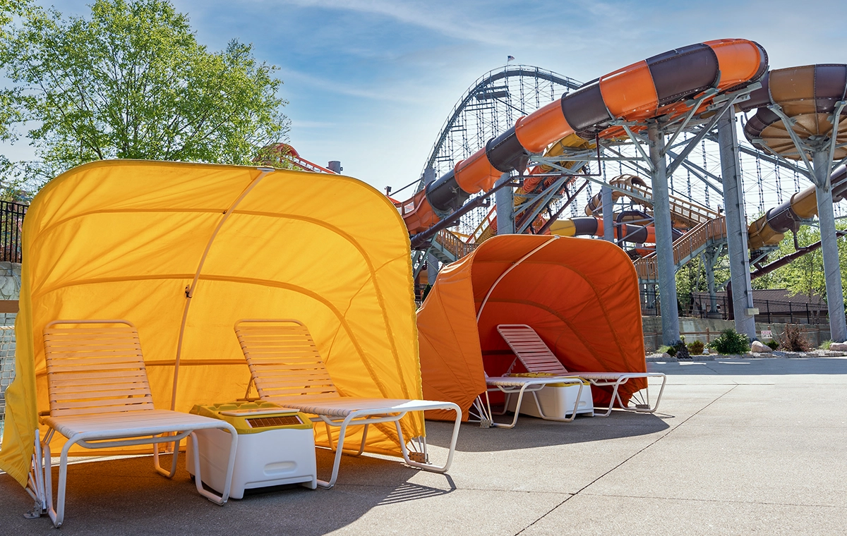 Cheetah Chaise Loungers in Splashin' Safari.