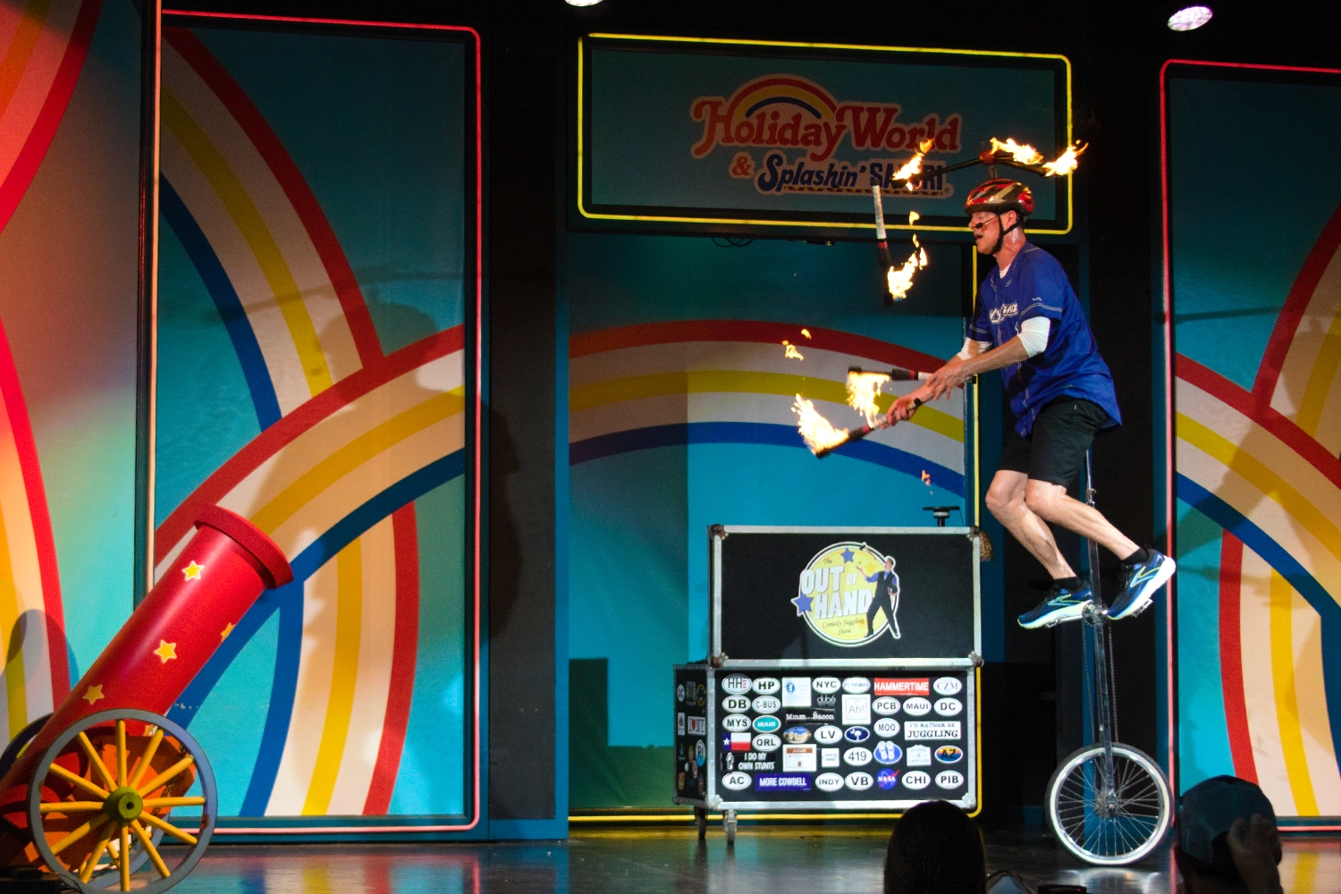 Out of Hand Comedy Juggling Show at Holiday World