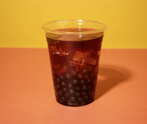 Raspberry Hibiscus Tea with Extra Boba from The Perky Turkey