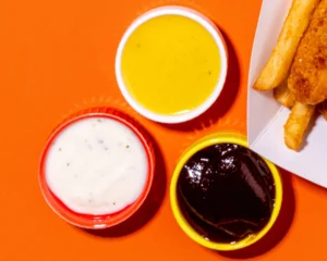 Dipping sauces available at Holiday World & Splashin' Safari.