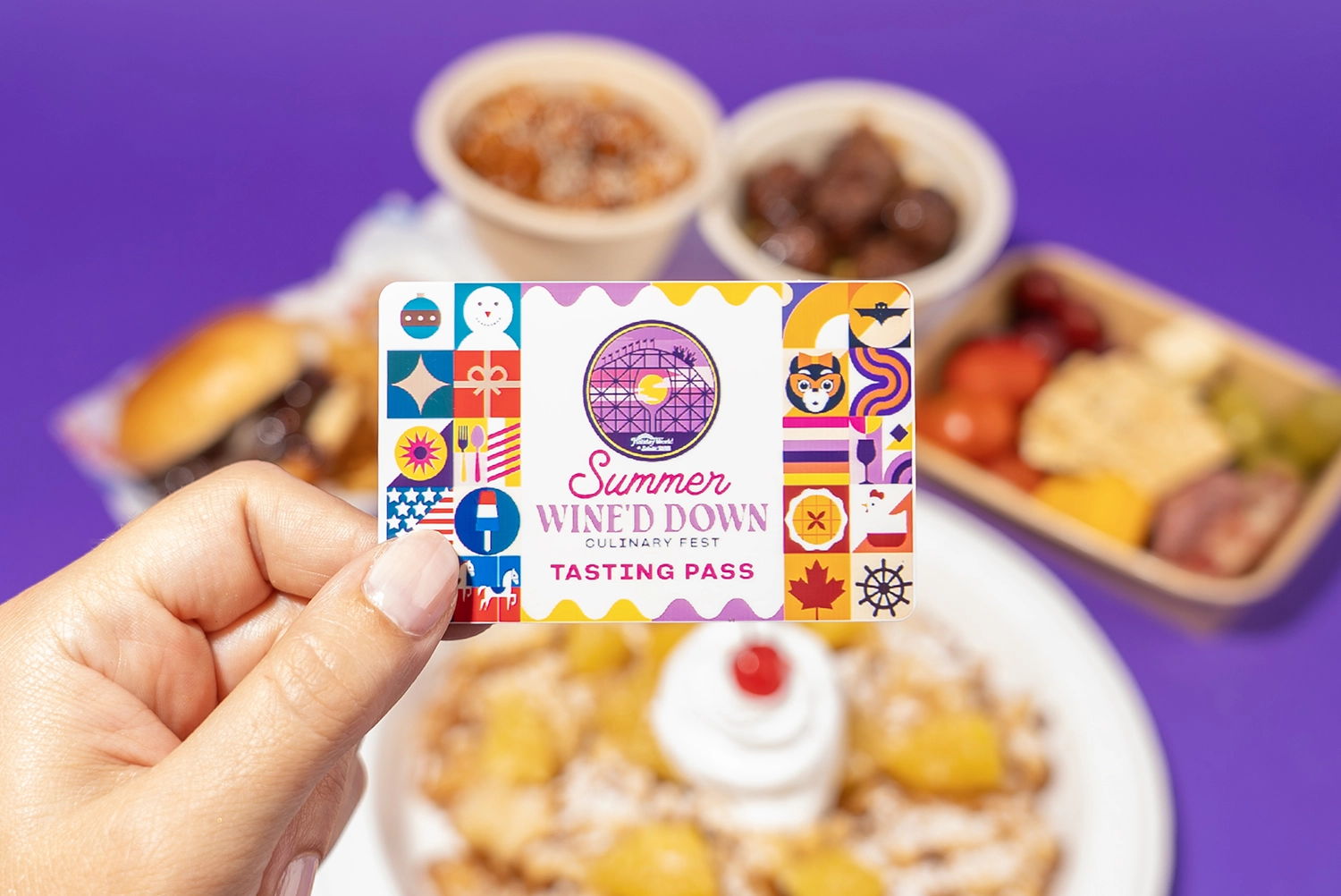 The Tasting Pass gets you five Summer Wine'd Down exclusive food items for one low price.